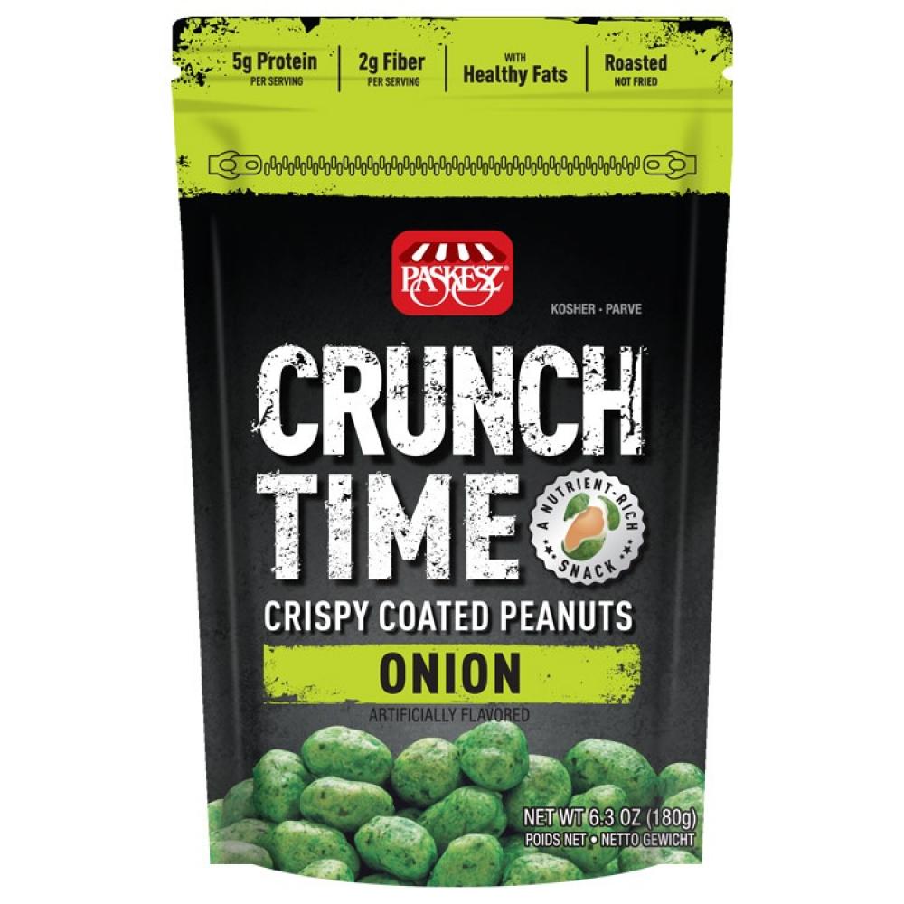 SALE  Paskesz Crunch Time Crispy Coated Peanuts Onion 50g