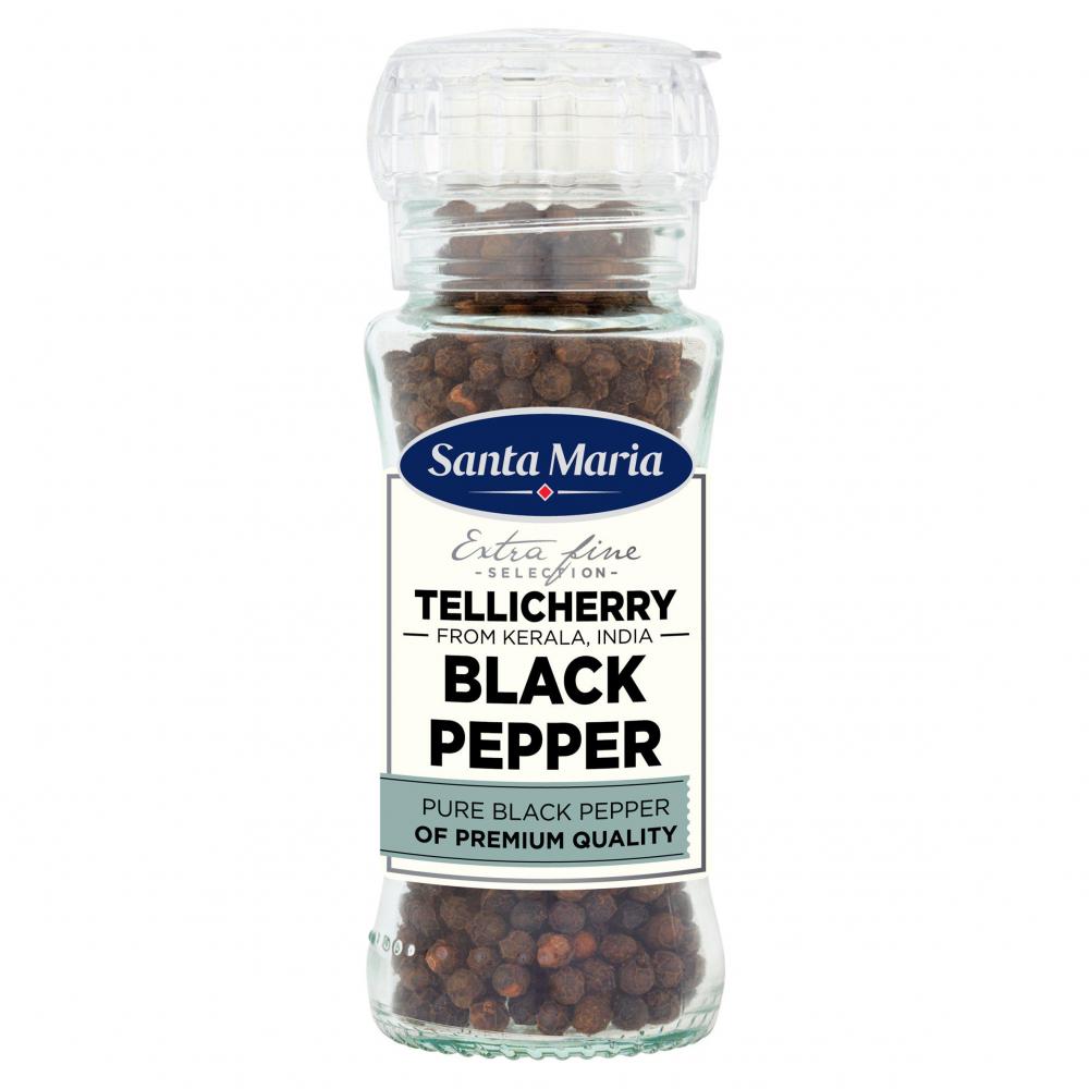 Santa Maria Black and White Tellicherry Pepper and Rock Salt 110g