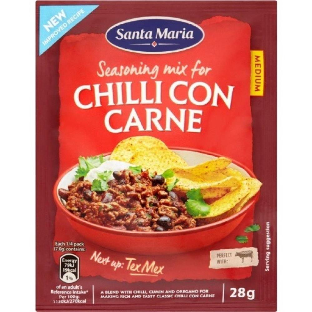 Santa Maria Chilli Con Carne Seasoning Mix 28g