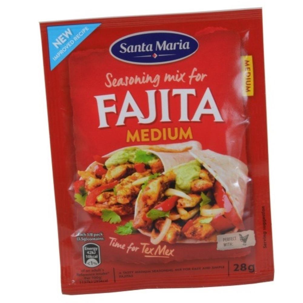 Santa Maria Fajita Medium Seasoning Mix 28g