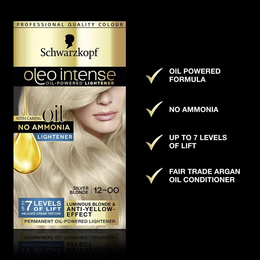 Schwarzkopf Oleo Intense Blonde Hair Dye 12-00 Silver Blonde