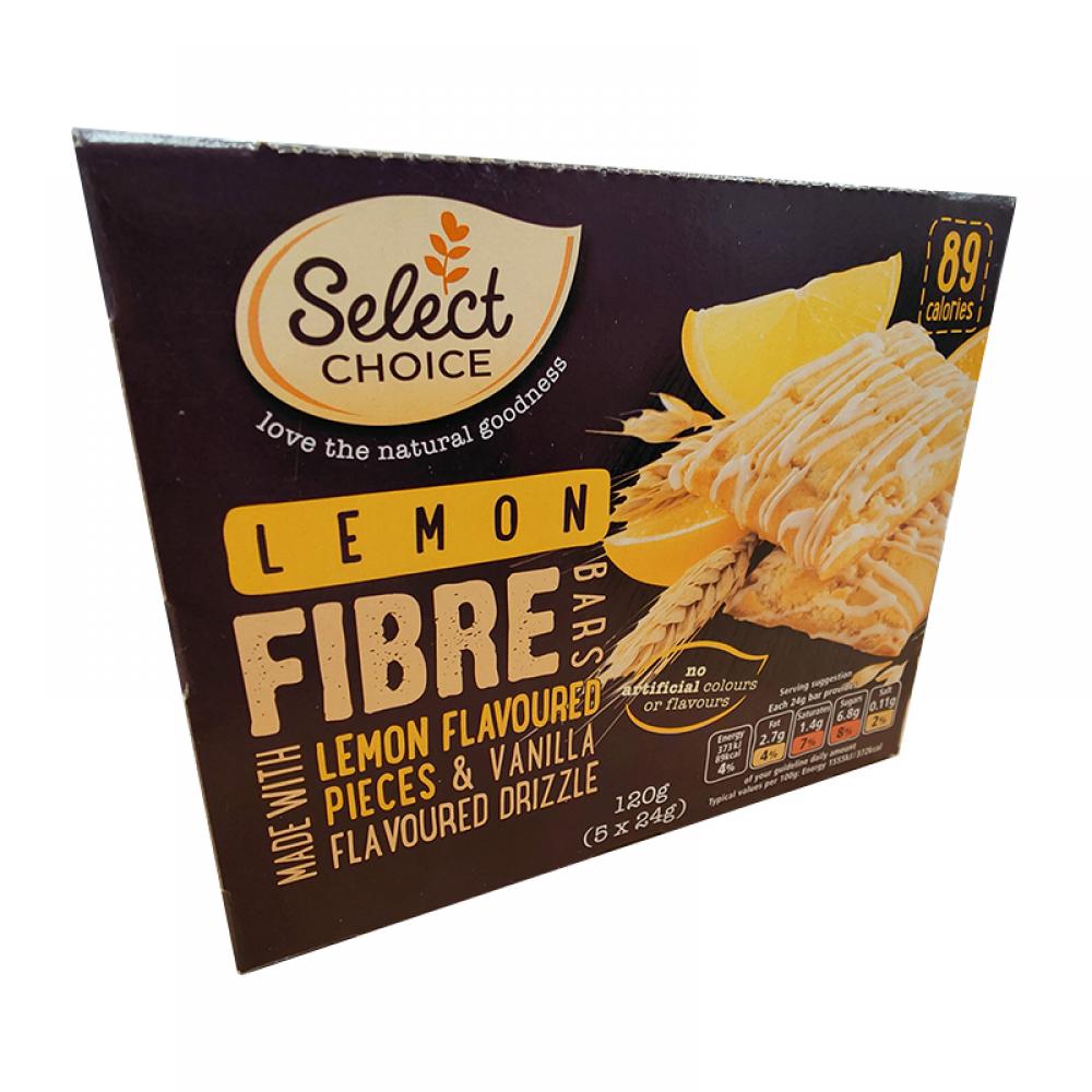 Select Choice Lemon Fibre Bars 5 x 24g