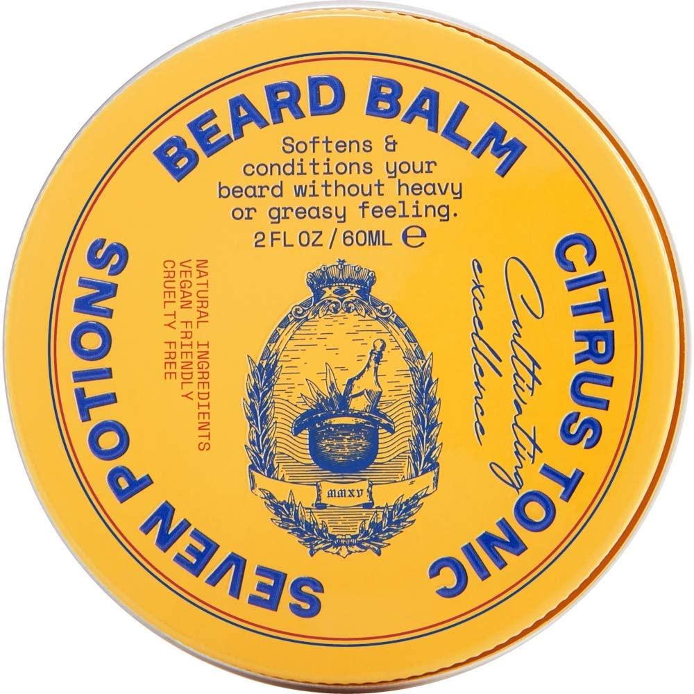 Seven Potions Beard Balm for Men Citrus Tonic 60 ml