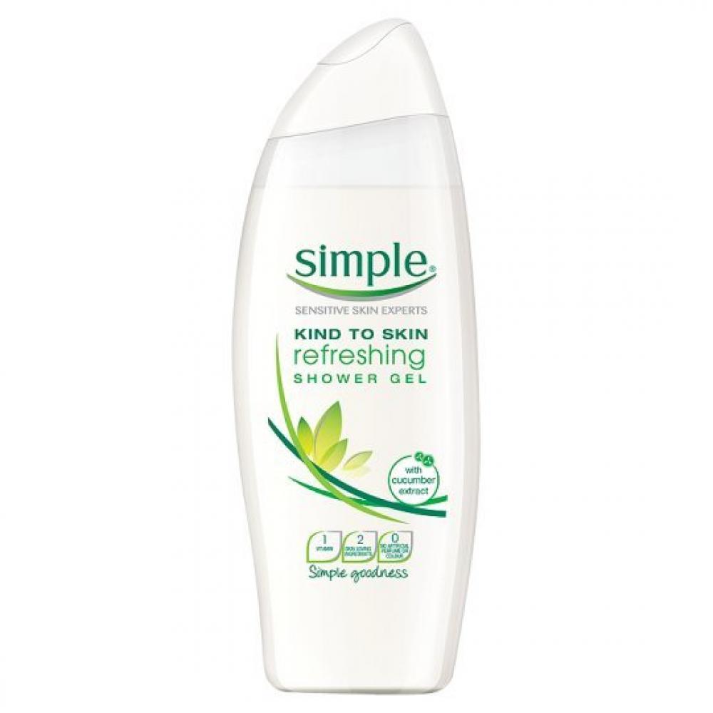 Simple Kind to Skin Shower Gel Refreshing 500ml