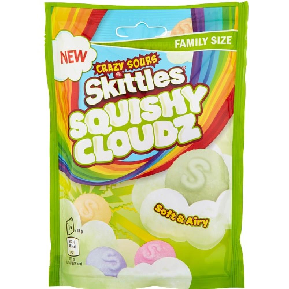 Skittles Crazy Sours Squishy Cloudz 120g