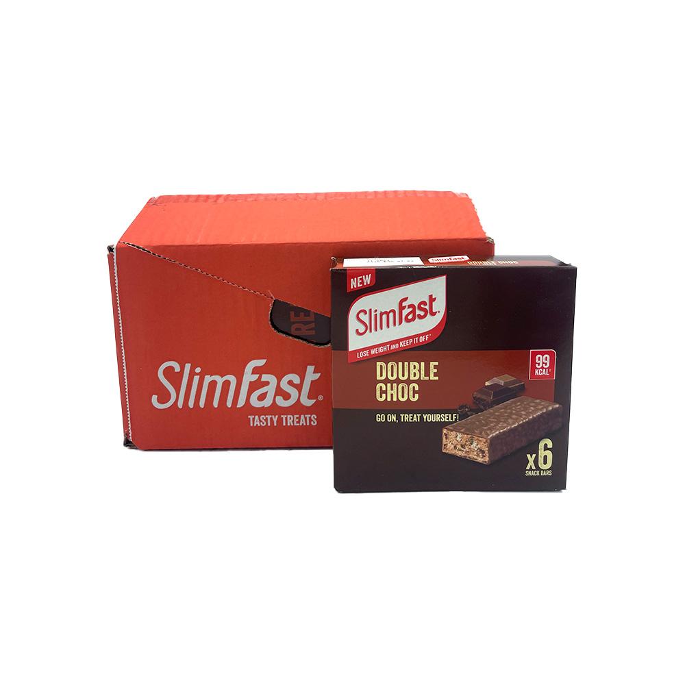 CASE PRICE  SlimFast Double Choc Snack Bars 30 x 25g