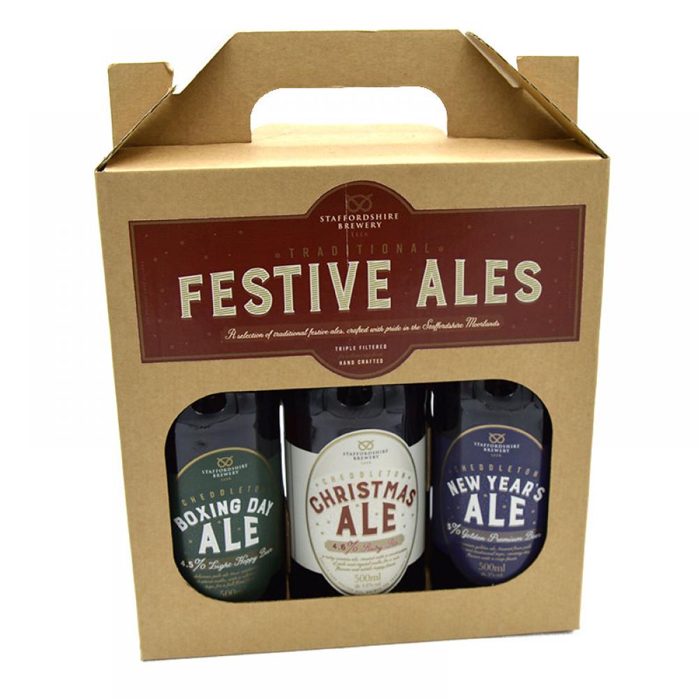 Staffordshire Brewery Festive Ales 3 x 500ml