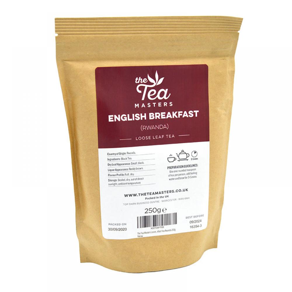 The Tea Masters English Breakfast Rwanda Loose Leaf Tea 250g