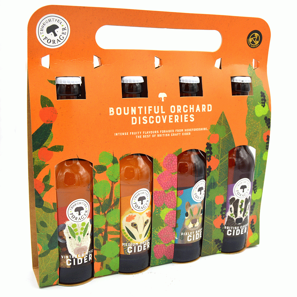 BLACK FRIDAY SPECIAL  Thoughtful Forager Bountiful Orchard Discoveries 4 x 330ml