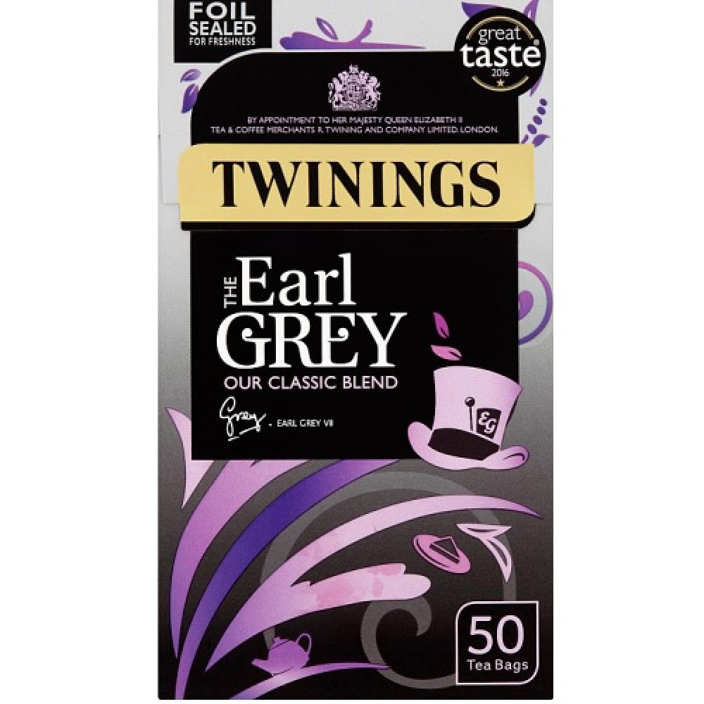 Twinings Earl Grey 50 Tea Bags 125g