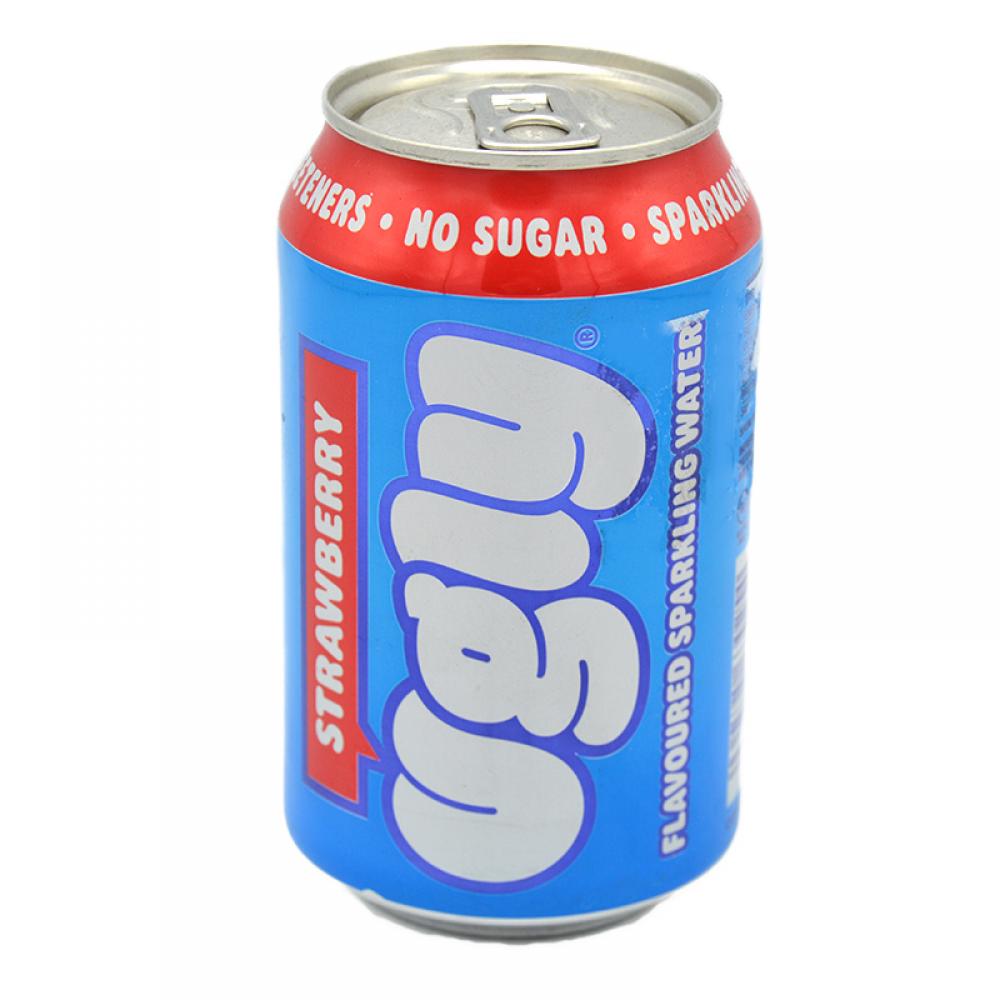 Ugly Sparkling Strawberry Flavoured Water 330ml