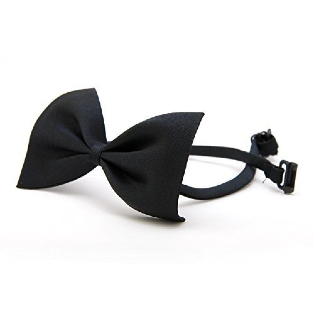 Unbranded Plain Black Dog Bow Tie | Approved Food
