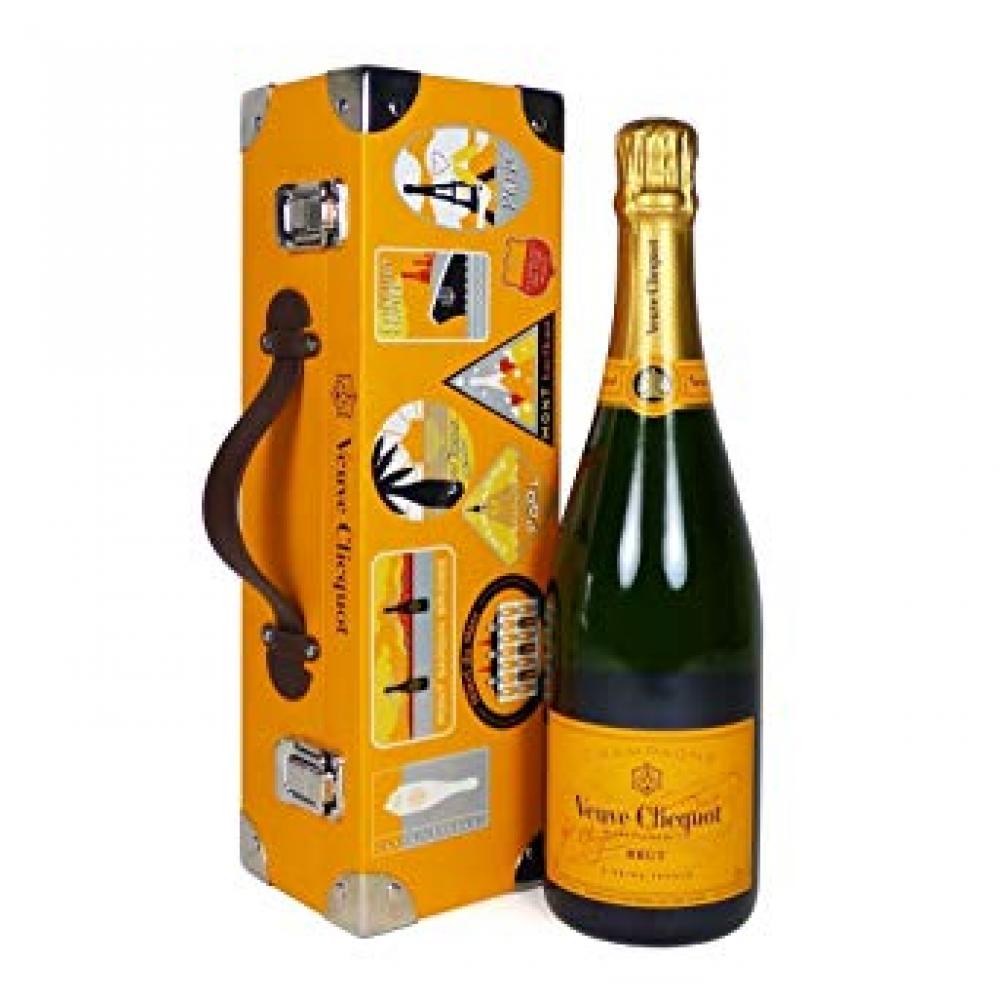 Veuve Clicquot Champagne Brut Trunk Gift 750ml Approved Food