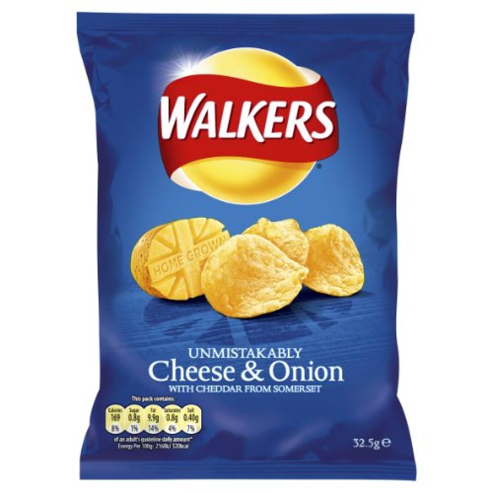 Walkers Cheese and Onion 32.5g