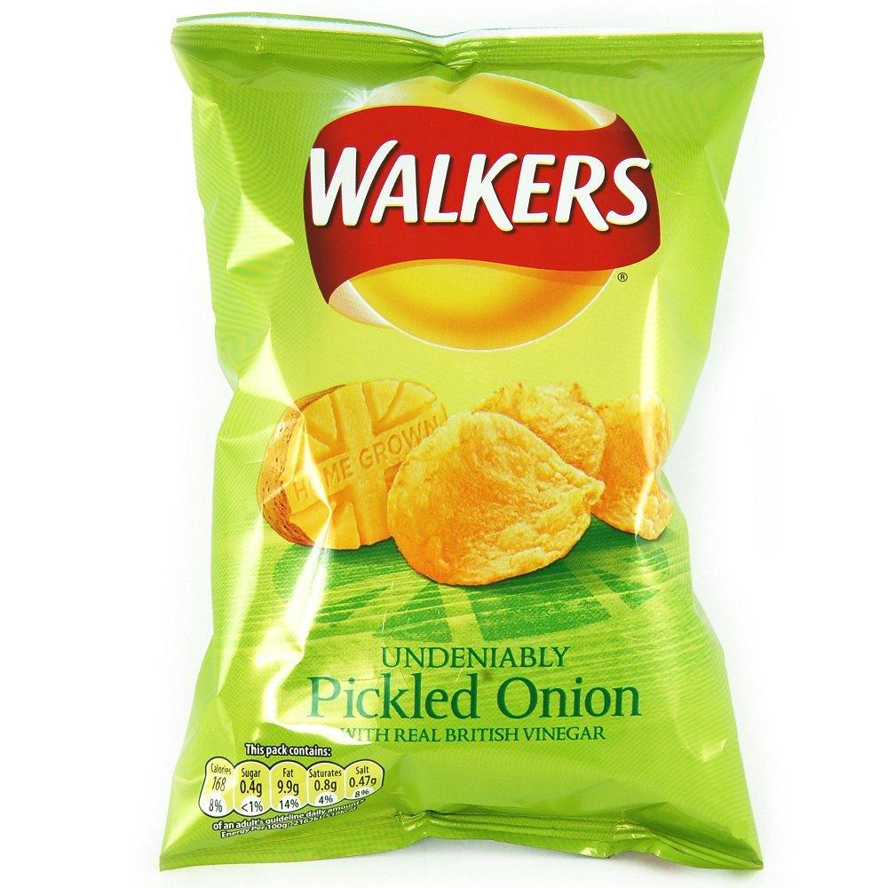 Walkers Pickled Onion Flavour Crisps 50g | Approved Food