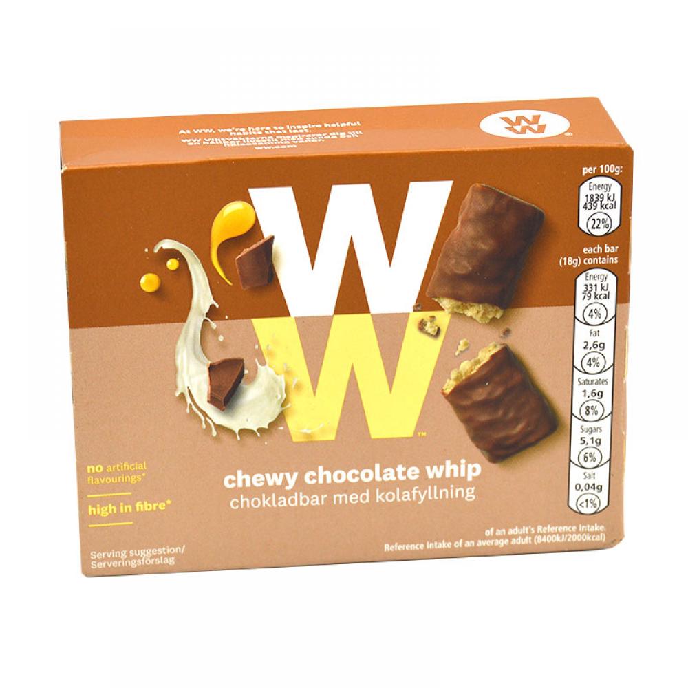 FLASH DEAL  WW Chewy Chocolate Whip 4 x 18g