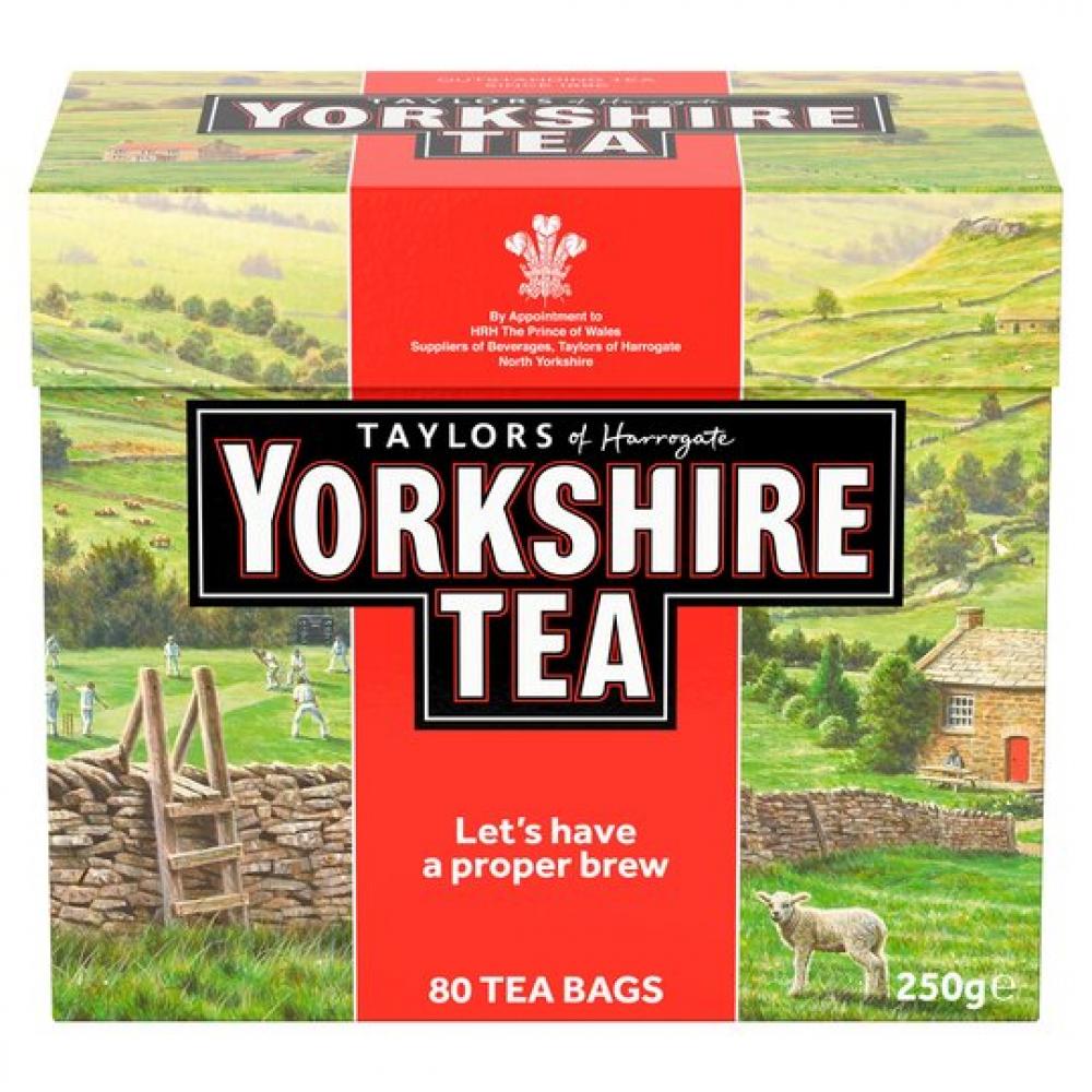 Yorkshire Tea 80 Tea Bags 250g