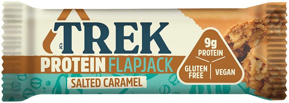 Trek High Protein Salted Caramel Flapjack Bar 50g