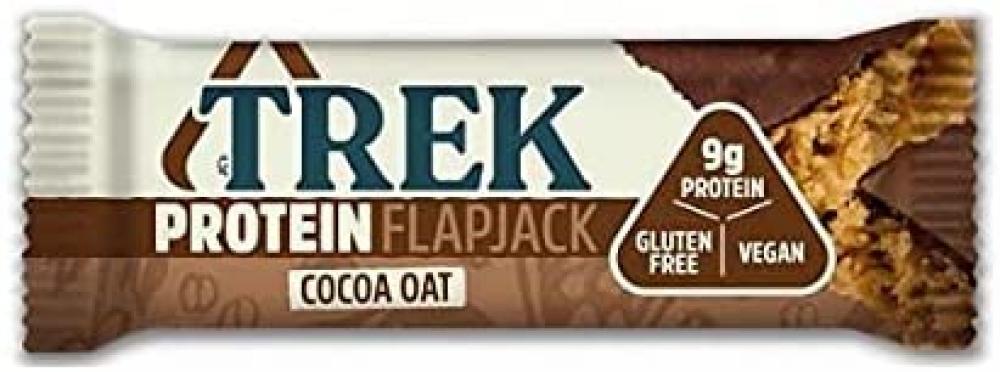 Trek Protein Flapjacks Cocoa and Oat 50g