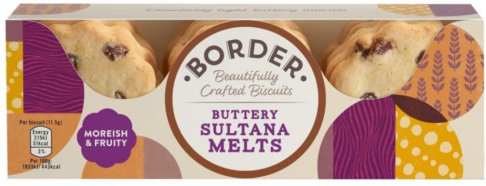 Border Biscuits Buttery Sultana Melt 135g