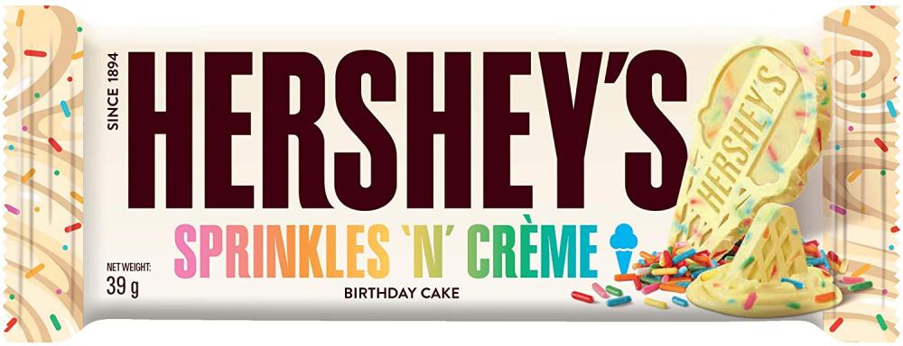 Hersheys Ice Cream Bar Sprinkles N Creme 39g