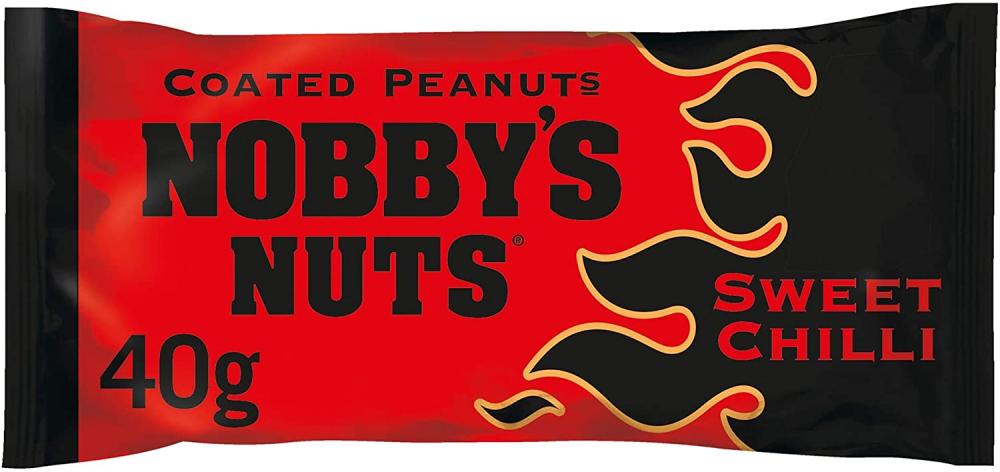 Nobbys Nuts Sweet Chilli Flavour Coated Peanuts 40g