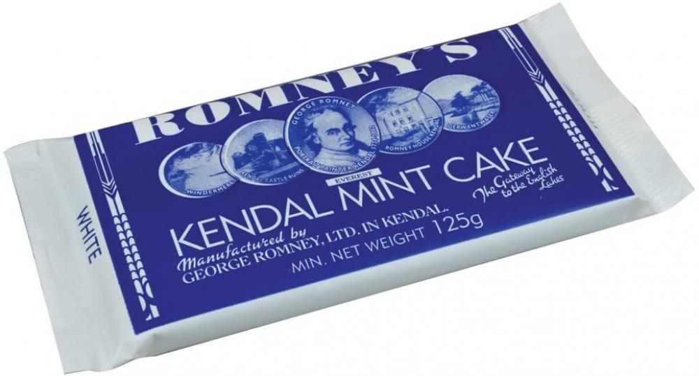 Romneys Kendal Mint Cake 125g Approved Food 5691