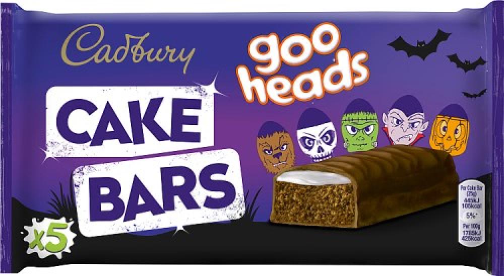 Cadbury 5 Goo Heads Cake Bars