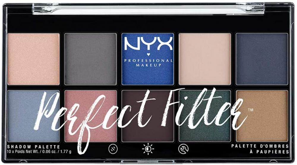 NYX Professional Makeup Perfect Filter Eyeshadow Palette Marine Layer