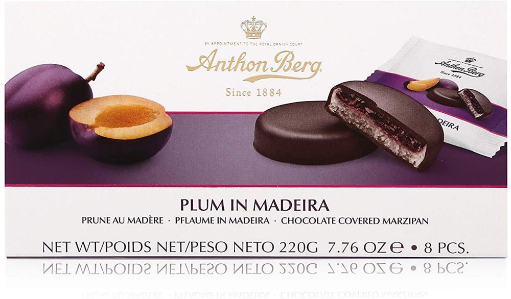 Anthon Berg Marzipan Covered in Dark Chocolate Plum 220g