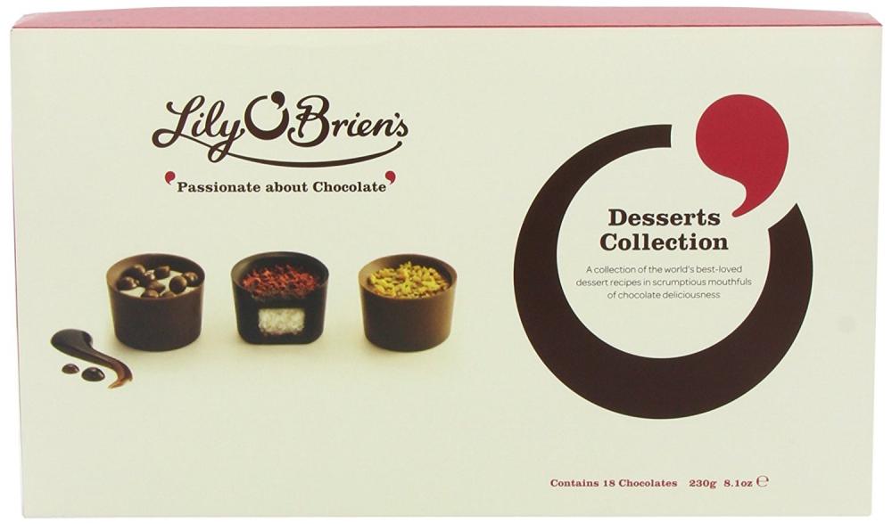 Lily Obriens Desserts Collection Assorted Collection of Finest Milk Dark and White Chocolate Dessert Recipes