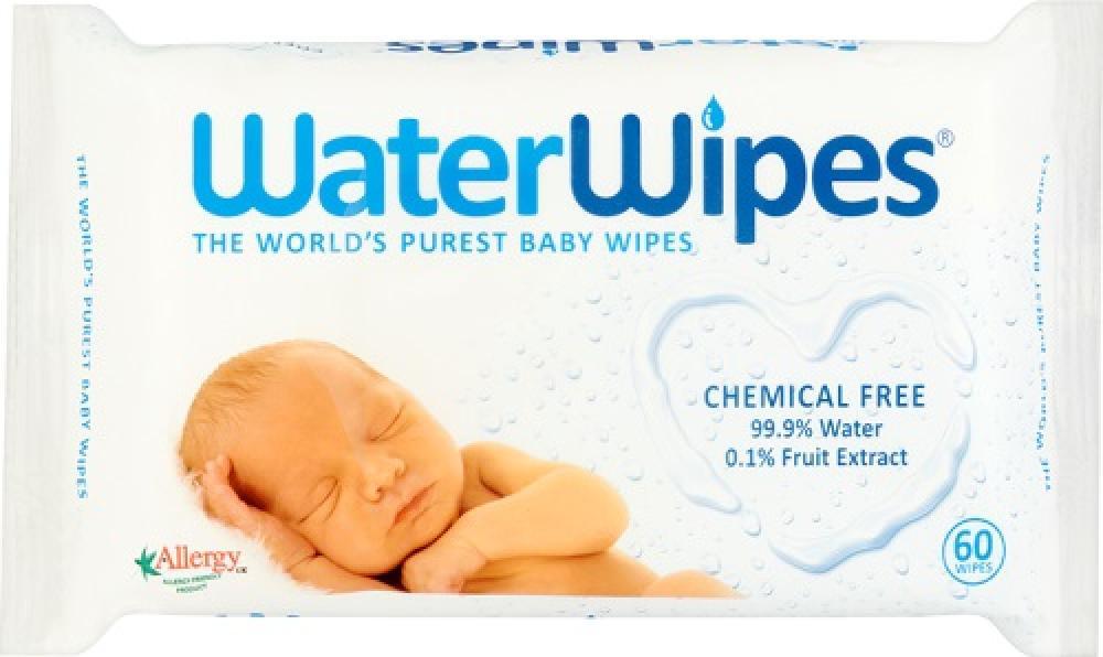 Water Wipes Natural Sensitive Skin Chemical Free Baby Wipes Allergy UK 