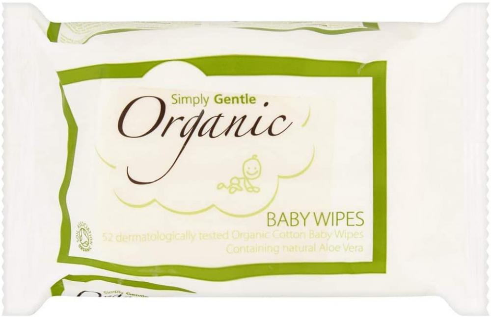 Simply Gentle Organic Baby Wipes 52 wipes