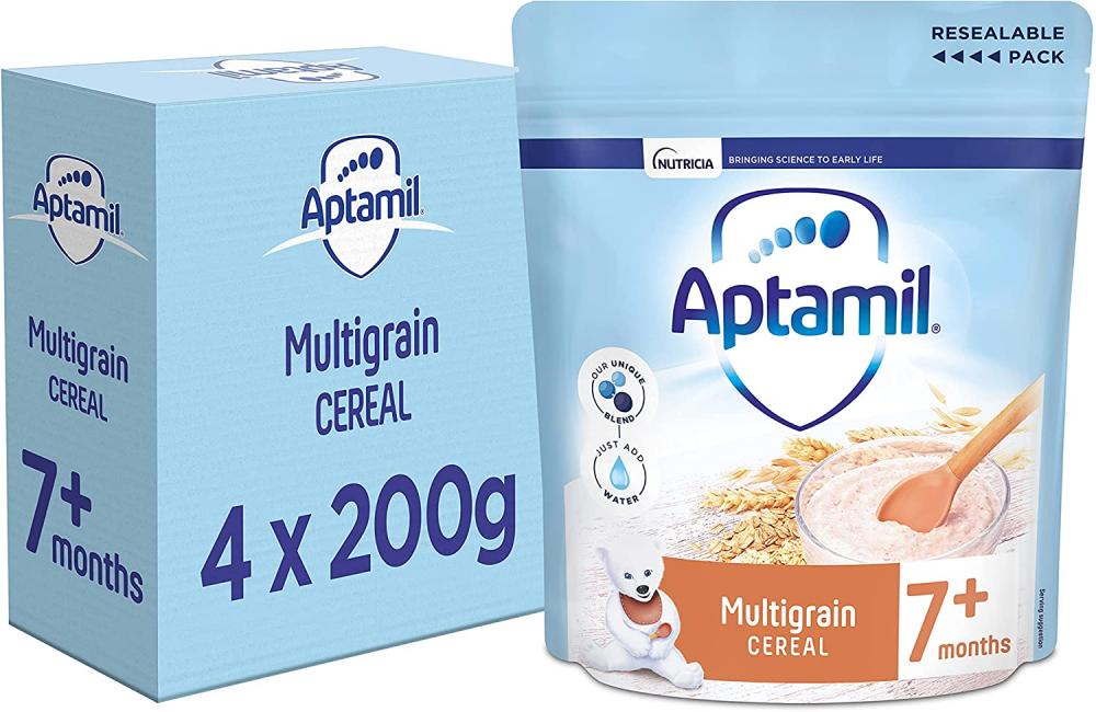 Aptamil Multigrain Porridge Baby Food Cereal 7 Plus Months 200g
