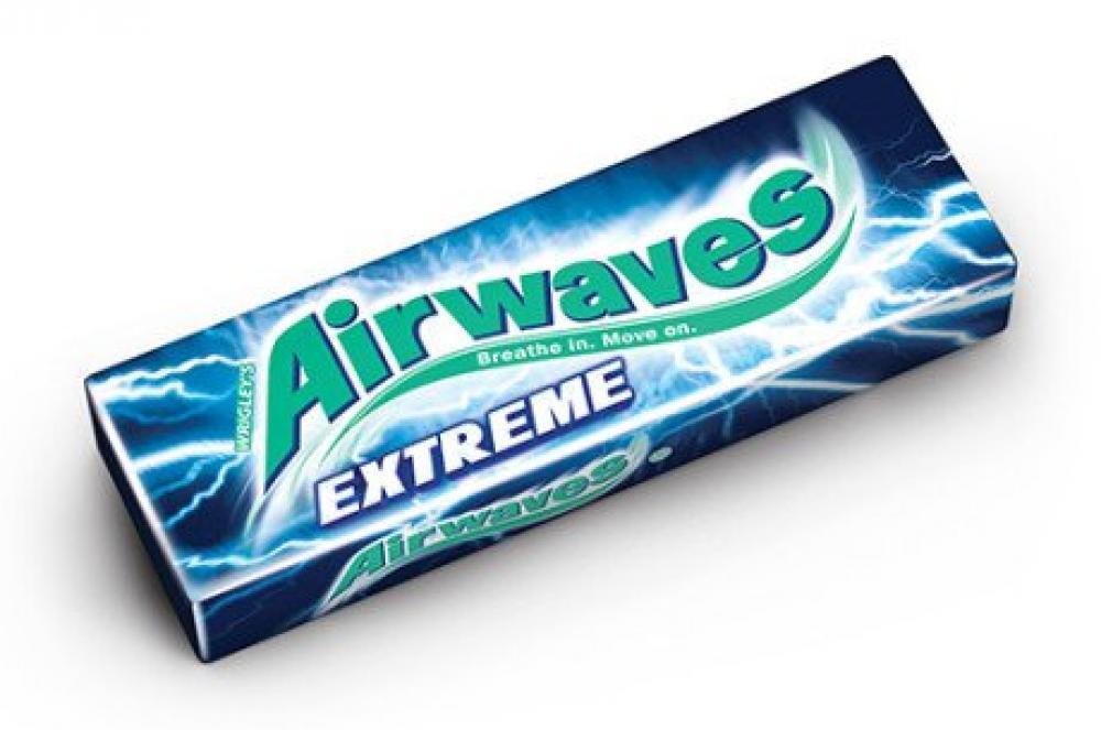 Wrigleys Airwaves Extreme Menthol and Eucalyptus Chewing Gum