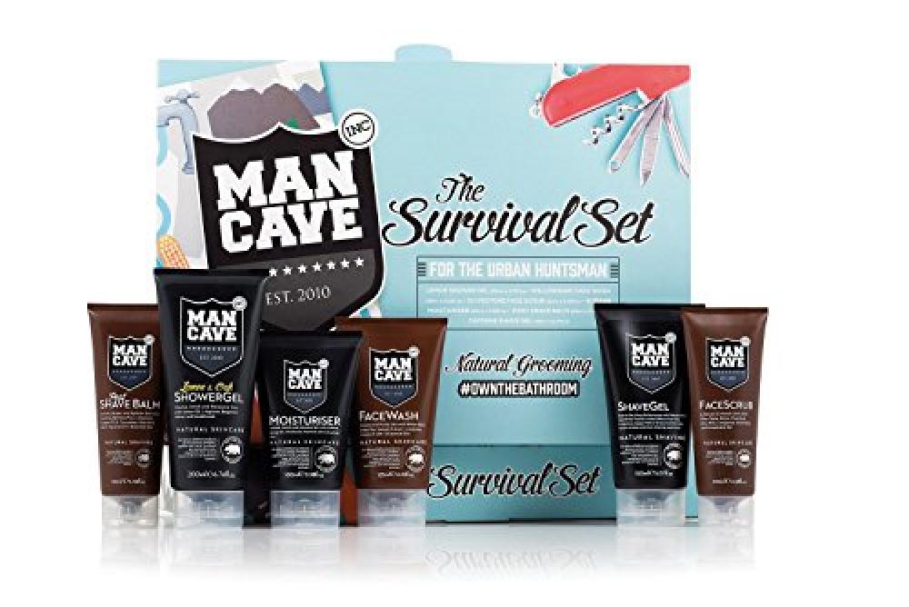 ManCave Natural Survival Gift Set Damaged Box