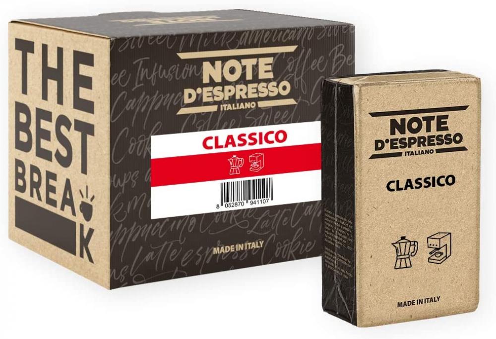 Note dEspresso Classico Vacuum Packed Coffee 250g