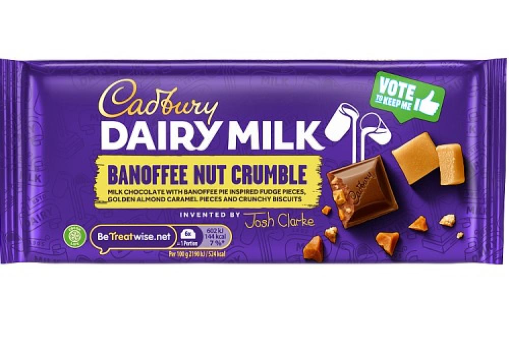 Cadbury Dairy Milk Banoffee Nut Crumble 110g