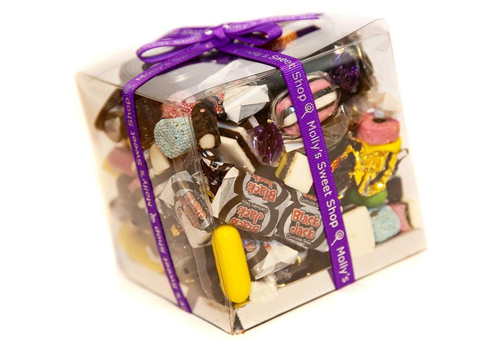 Mollys Sweet Shop Assorted Liquorice Mix Gift Cube 500g | Approved Food