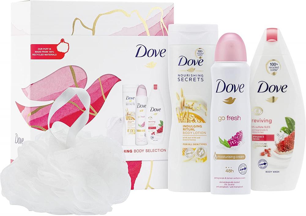 Dove Radiantly Refreshing Body Selection Gift Set