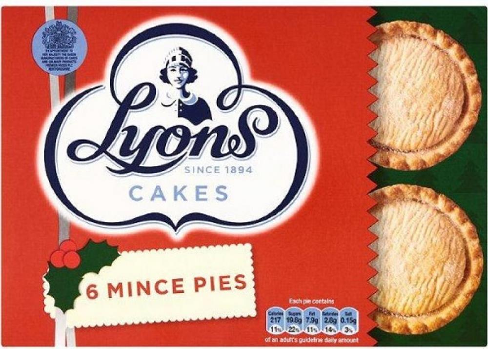 Lyons 6 Mince Pies