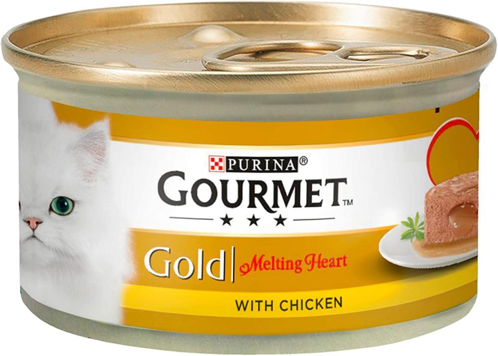 Purina Gourmet Gold Melting Heart Cat Food Chicken 85g | Approved Food