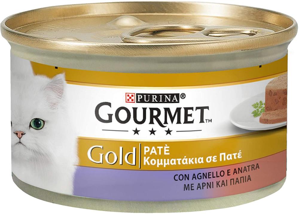 Purina Gourmet Gold Pate for the Cat with lamb and Duck 85 g | Approved ...
