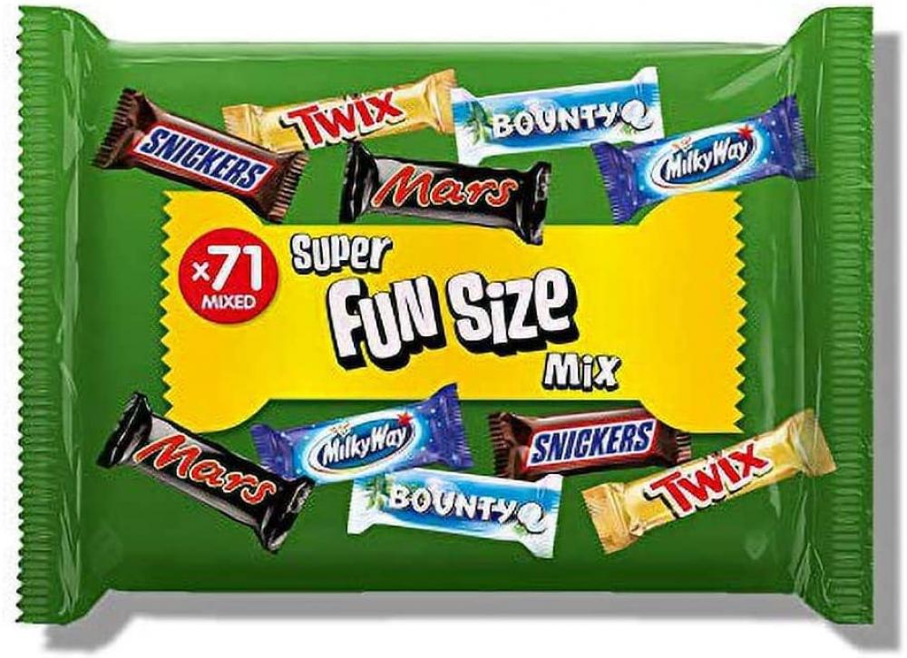 Mars Mars Snickers Twix and More Assorted Fun Size Chocolate Bars 1.4kg