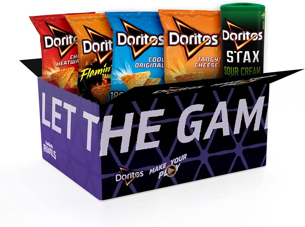 SALE  Doritos Tortilla Chips and Twitch Rivals Snacks Box 5x Doritos Packs