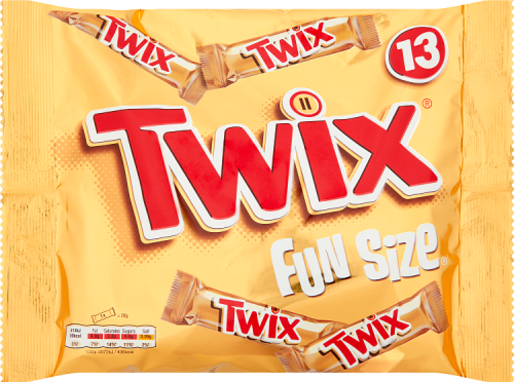 Twix Biscuit Fun Size Bars Multipack 13 x 20g