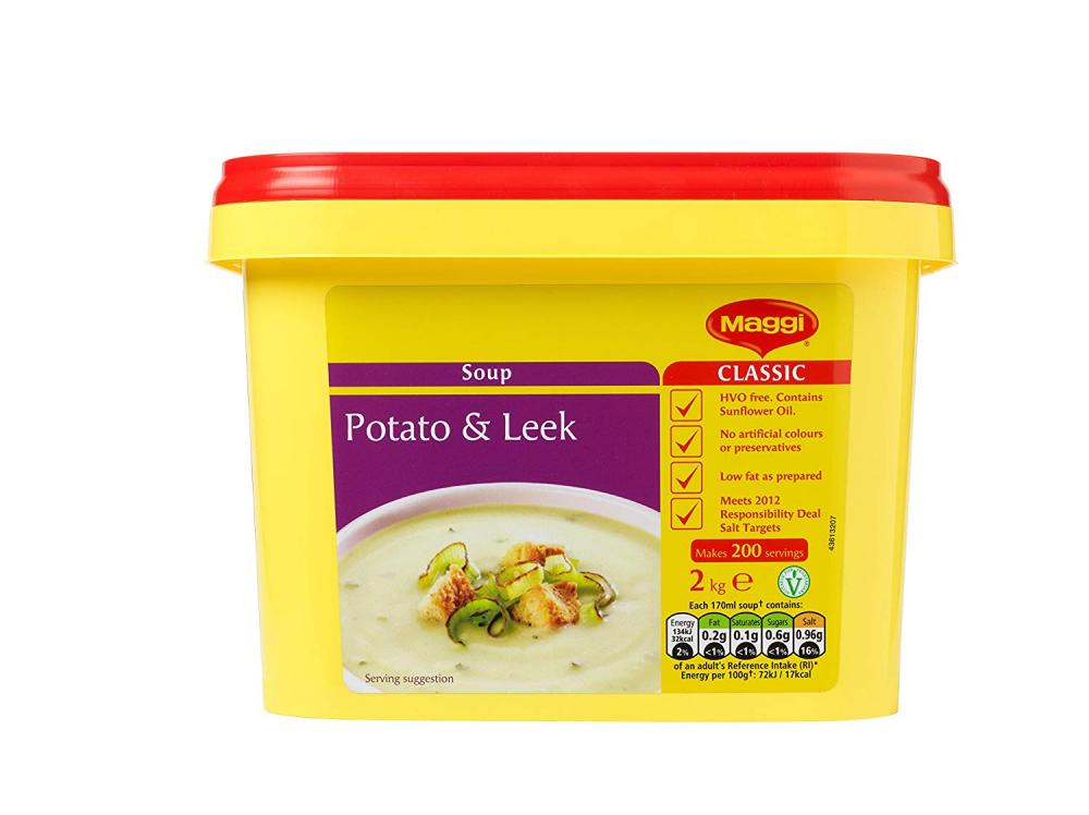Maggi Potato and Leek Simmer Soup 2kg