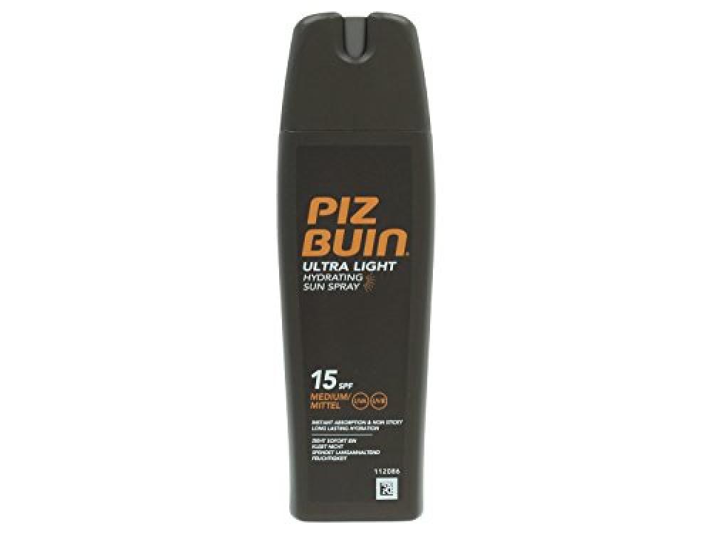 Piz Buin Ultra Light Sun Spray SPF 15 Medium 200ml