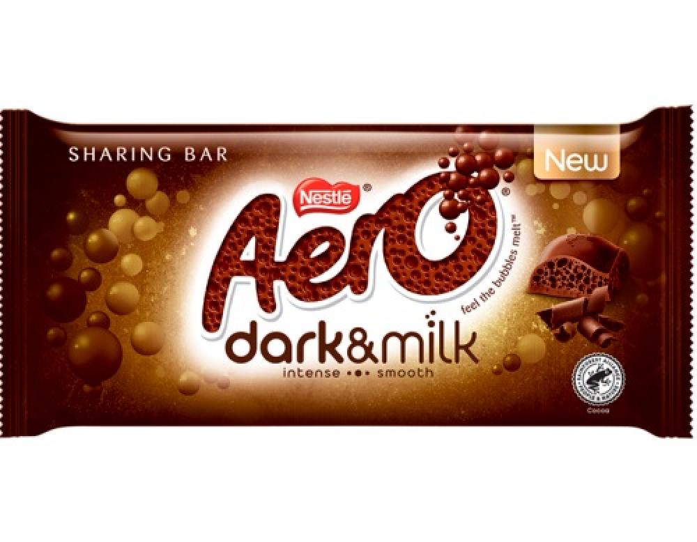 Nestle Aero Dark and Milk 90g
