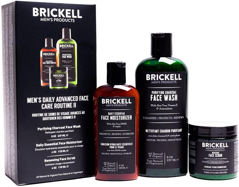SALE  Brickell Mens Daily Advanced Face Care Routine II Set Damaged box